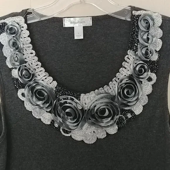 Dressbarn Ribbed Tank - Picture 3 of 3